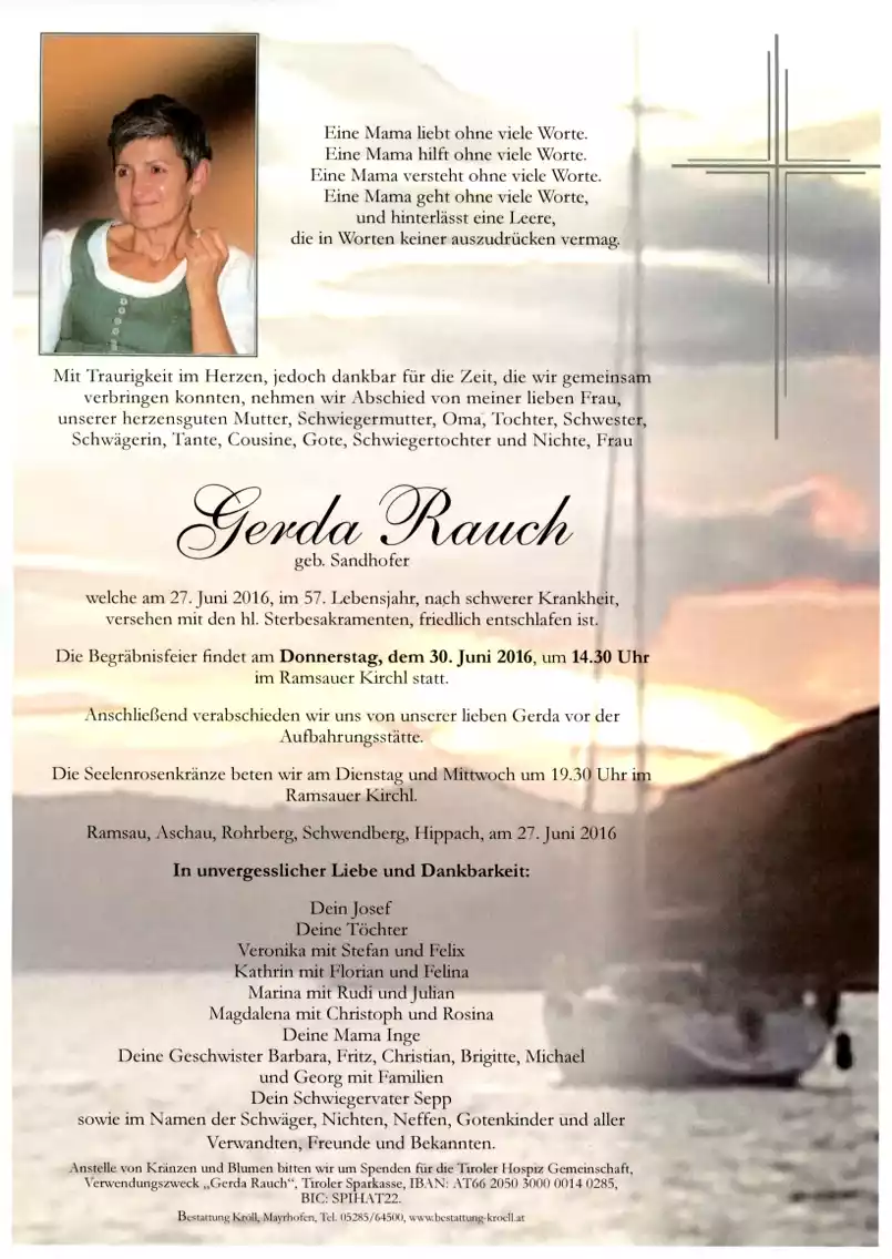 Parte von Gerda Rauch